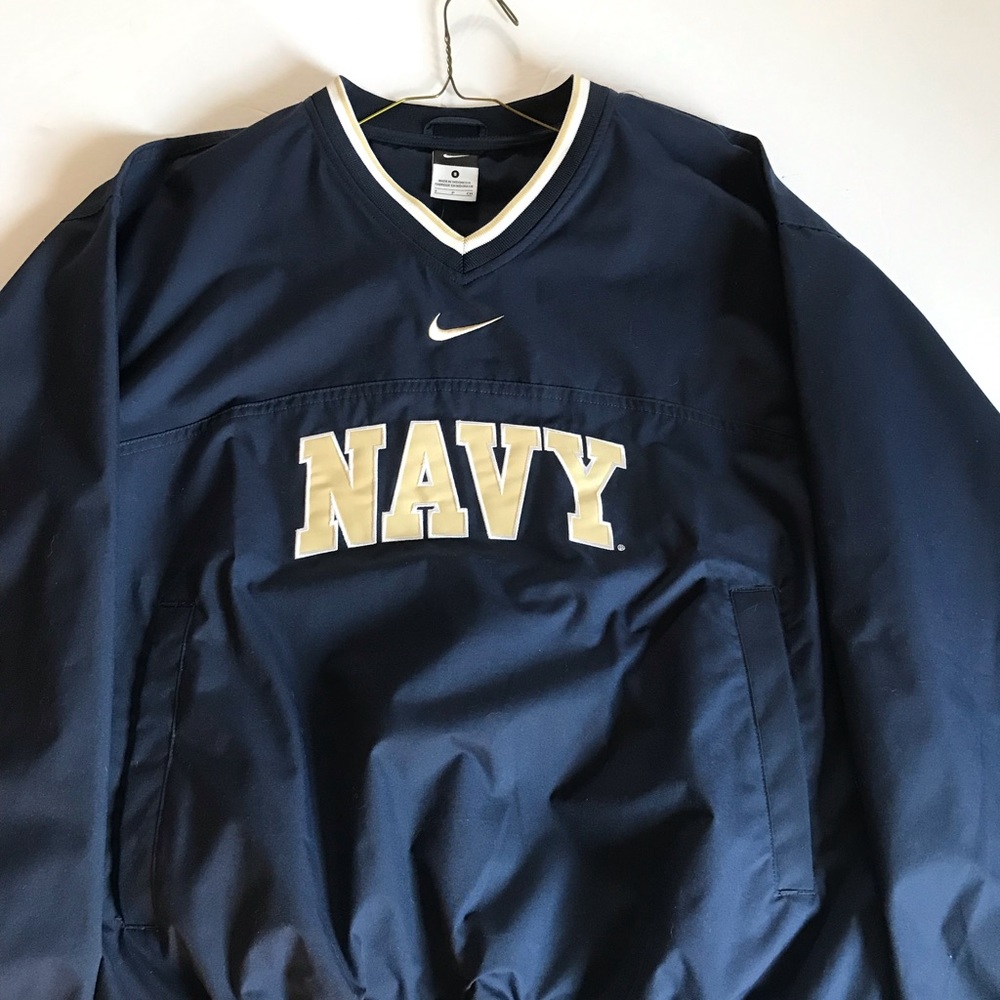 NCAA Navy Football Nike pull over NWT